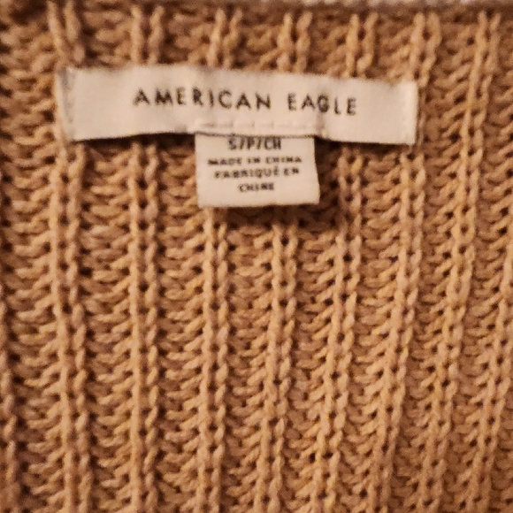 American Eagle Deep Vneck Pullover Sweater - Picture 4 of 4
